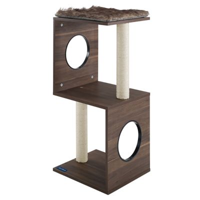 Image showing  50 in. Sheree Cat Tree, Dark Brown