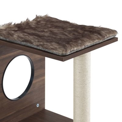 Image showing  50 in. Sheree Cat Tree, Dark Brown