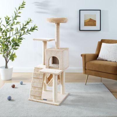Image showing  51 in. Double Decker Cat Tree, Cream
