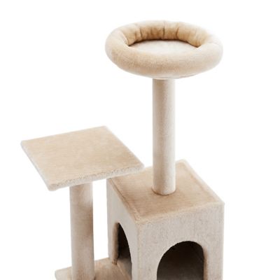 Image showing  51 in. Double Decker Cat Tree, Cream