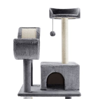 Image showing  60 in. Submarine Hard Box Cat Tree, Gray