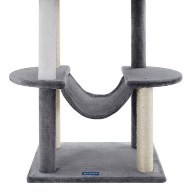 Image showing  60 in. Submarine Hard Box Cat Tree, Gray