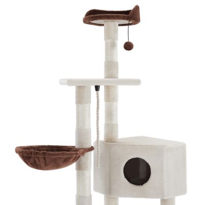 Image showing  54 in. Sam Cat Tree, White
