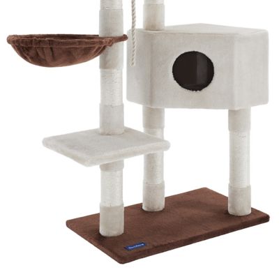 Image showing  54 in. Sam Cat Tree, White