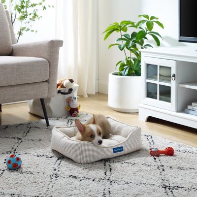 Image showing  Arlo Plaid Dog Bed
