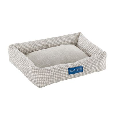 Image showing  Arlo Plaid Bolster Dog Bed