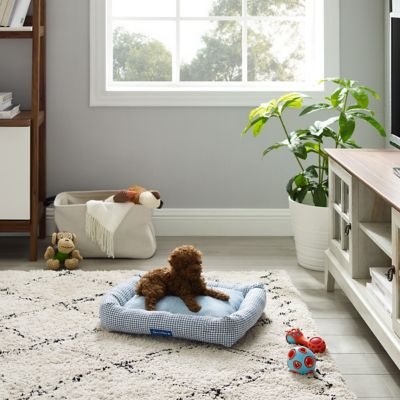 Sam's Pets Arlo Plaid Bolster Dog Bed