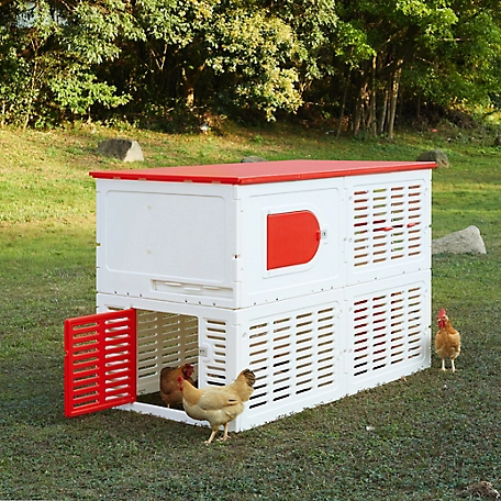 Sam's Pets Kuritsa Chicken Coop, 3 to 5 Chicken Capacity, SP 