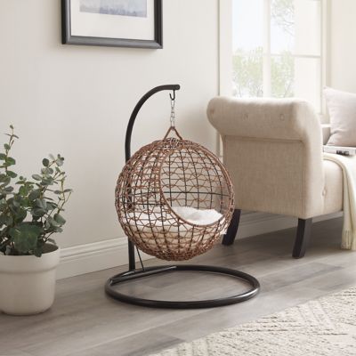 Image showing  18 in. Nala Hanging Egg Cat Condo