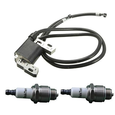 OakTen Ignition Coil Spark Plug Pack for Briggs & Stratton V-Twin Cylinder Compatible with 394891 392329 590781, 90-26-0040