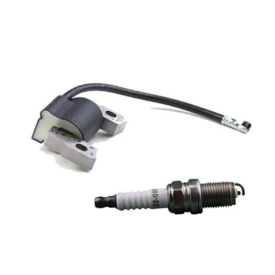 OakTen Ignition Coil Spark Plug Pack for Briggs & Stratton Vertical Shaft Engine Compatible with 796499, 595554, 90-26-0043