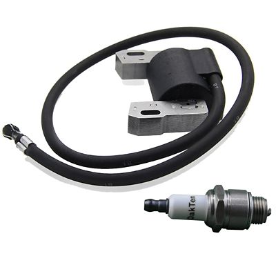 OakTen Ignition Coil Spark Plug Pack for Briggs & Stratton Compatible with 398811, 395492, 298968, 293366, 90-26-0047