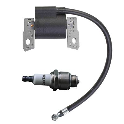 OakTen Ignition Coil Spark Plug Pack for Briggs & Stratton 591932, 590454, 790817, 799381, 90-26-0053