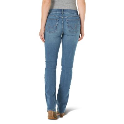 Image showing  Women's Classic Fit Mid-Rise Essential Straight Leg Jeans