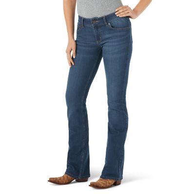 Wrangler Women's Mid-Rise Essential Bootcut Jeans