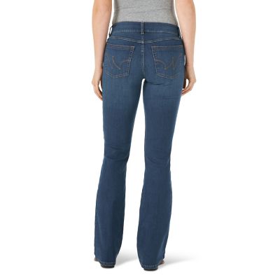 Image showing 1 th Wrangler Women's Mid-Rise Essential Bootcut Jeans