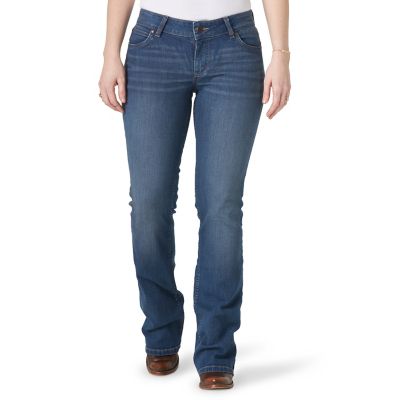Image showing 0 th Wrangler Women's Mid-Rise Retro Mae Bootcut Jeans