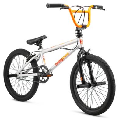 Mongoose 20 in. Grid 90 BMX Freestyle Bike, Silver