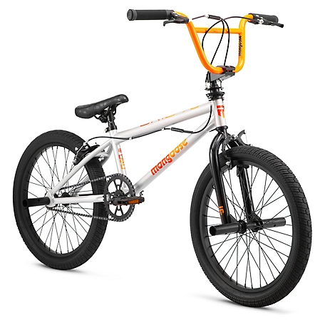 Mongoose 20 in. Grid 90 BMX Freestyle Bike, Silver