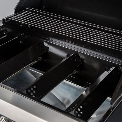 Image showing 5 th Dyna-Glo Propane Gas Cart Grill, 542 sq. in., Red