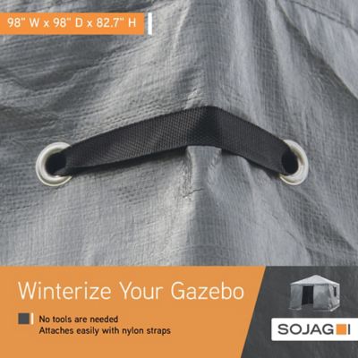 Image showing 9 th Sojag 8 x 8ft. Winter Cover for Gazebos, Grey