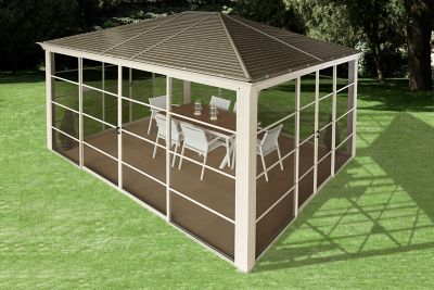 Image showing  Striano 12 ft. x 14 ft. Gazebo Screen House