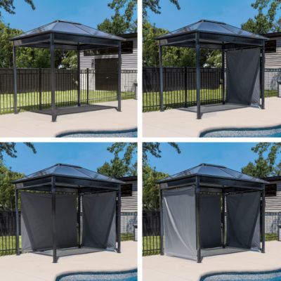 Image showing 6 th Sojag Danxia Grey 7 ft. x 9 ft. Gazebo