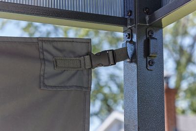 Image showing 12 th Sojag Danxia Grey 7 ft. x 9 ft. Gazebo