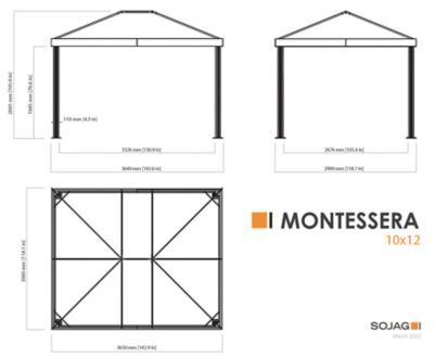 Image showing  Monteserra 10 ft. x 12 ft. Gazebo, 500-9166842