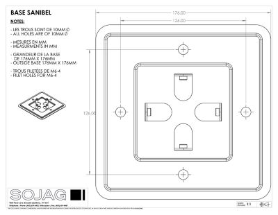 Image showing  Sanibel Brown Polyester Curtains 10 ft. x 10 ft.