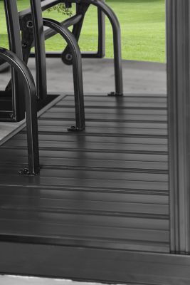 Image showing 6 th Sojag Charcoal Houston 4-Seater Glider Swing