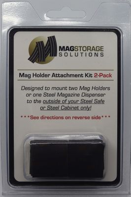 MagStorage Solutions 2 Pack Magazine Holder Atachment Kit, MHAK-2PK