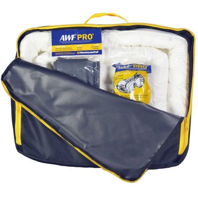 AWF PRO Portable Oil Only Spill Kit, 35 Piece