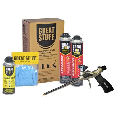 GREAT STUFF 48 oz. Gaps & Cracks Insulating Spray Foam Sealant Kit, KTGS 1557