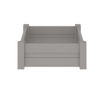 Barrette Outdoor Living 3 ft. x 3 ft. Gray Raised Garden Bed, Gray