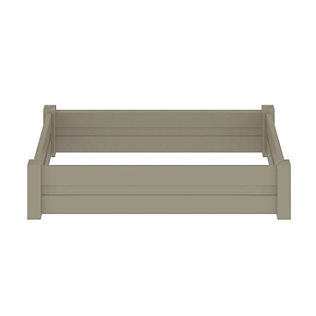 Barrette Outdoor Living 3 ft. x 6 ft. Clay Raised Garden Bed, Clay