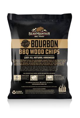 Image showing  Bourbon Flavor BBQ Wood Chips, 2 lb.