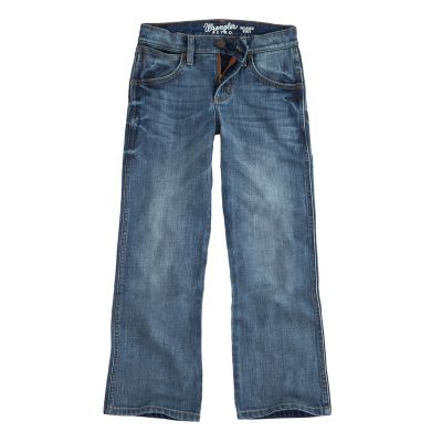 Image showing 0 th Wrangler Toddler Boys' Relaxed Fit Low-Rise Retro Bootcut Jeans