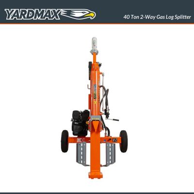Image showing  40-Ton Gas-Powered Log Splitter, 2-Way Full Beam, Briggs & Stratton Engine