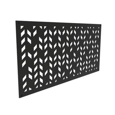 Image showing  2 ft. x 4 ft. Aztek Black Decorative Screen Panel