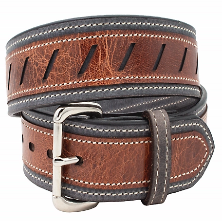 Versacarry Underground Triple-Ply Extra Heavy Duty Leather Belt (Size 40), Made in USA, 403/40-T