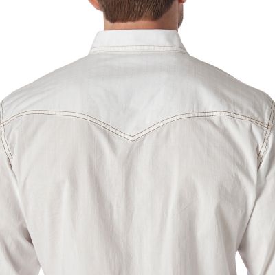 Image showing  Men's Retro Western Dobby Button-Down Shirt