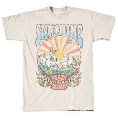 Tee Shirt Central Womens' Sunshine Retro Short Sleeve Shirt