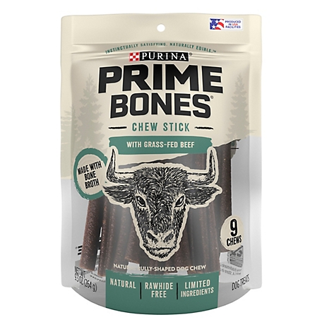 Prime Bones Purina Prime Bones Chew Stick With Grass-Fed Beef - 9.3 oz. Pouch