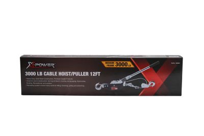 Image showing  3,000 lb. Cable Hoist Puller, 12 ft.