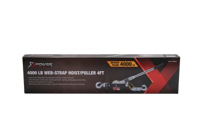 Image showing  4,000 lb. Web-Strap Hoist Puller, 4 ft.