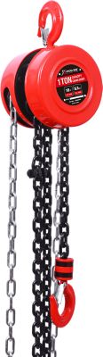 XPOWER 1 Ton 10 ft. Lift Chain 8.5 ft. Pull Chain, 20902101