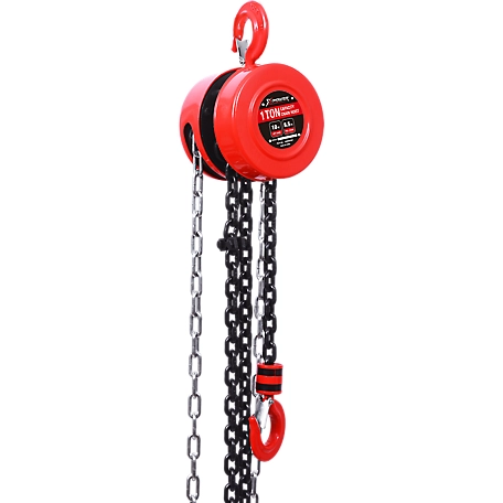 XPOWER 1 Ton 10 ft. Lift Chain 8.5 ft. Pull Chain, 20902101