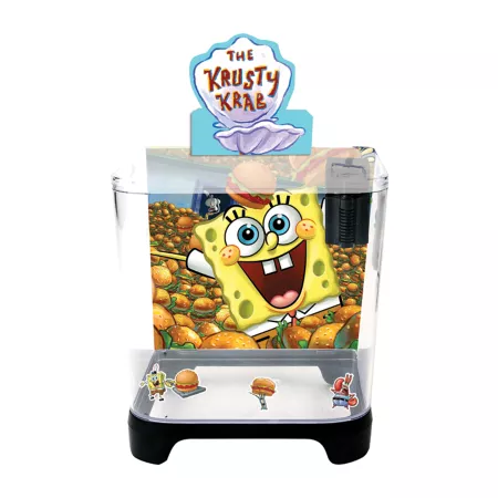 Penn-Plax Officially Licensed Spongebob Squarepants Starter Aquarium Kit 1.5 gal. Aquariums