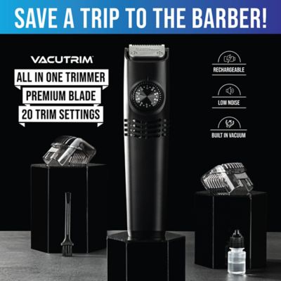 Image showing  VacuTrim Rechargeable Shaver Trimmer with Built-In Vacuum